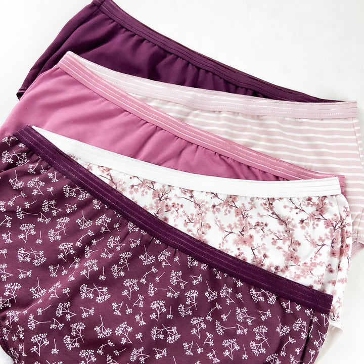 Pack of 3 Womens Cotton Blend Full Coverage Briefs
