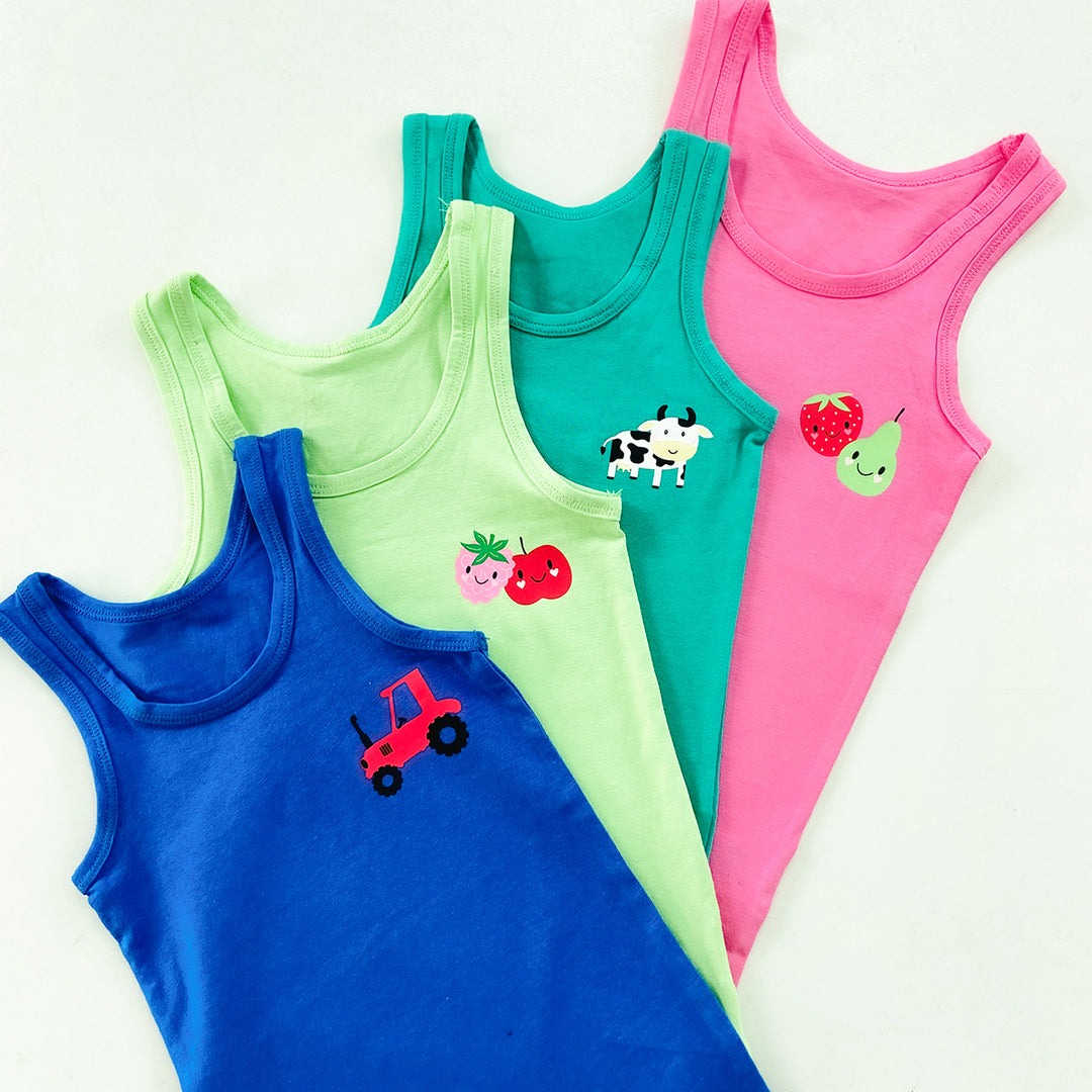 Kids Premium Soft Cotton Sleeveless Tank Top
