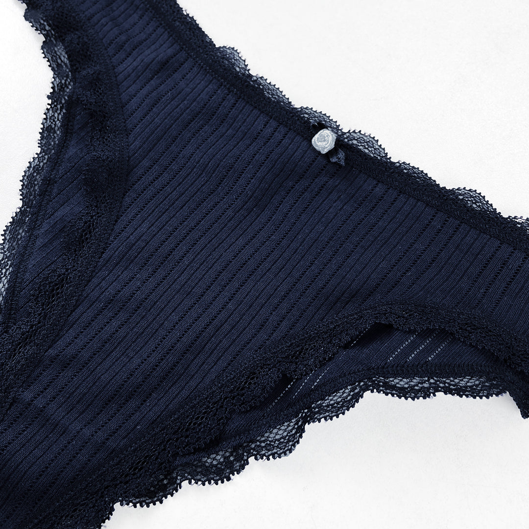 Pack of 3 Womens Ribbed Cotton Panty