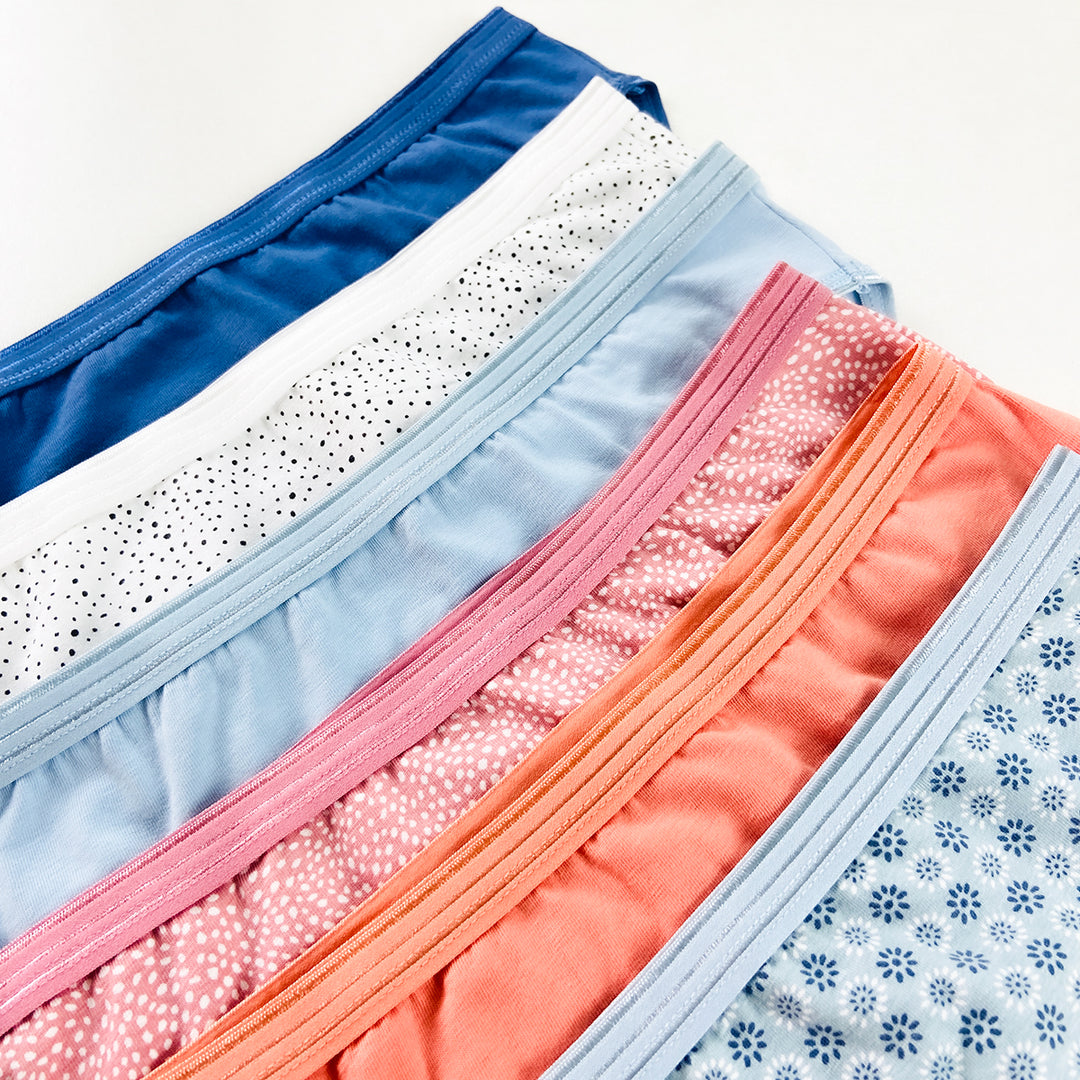 Pack of 3 Womens Cotton Half back Bikini Comfort Panty