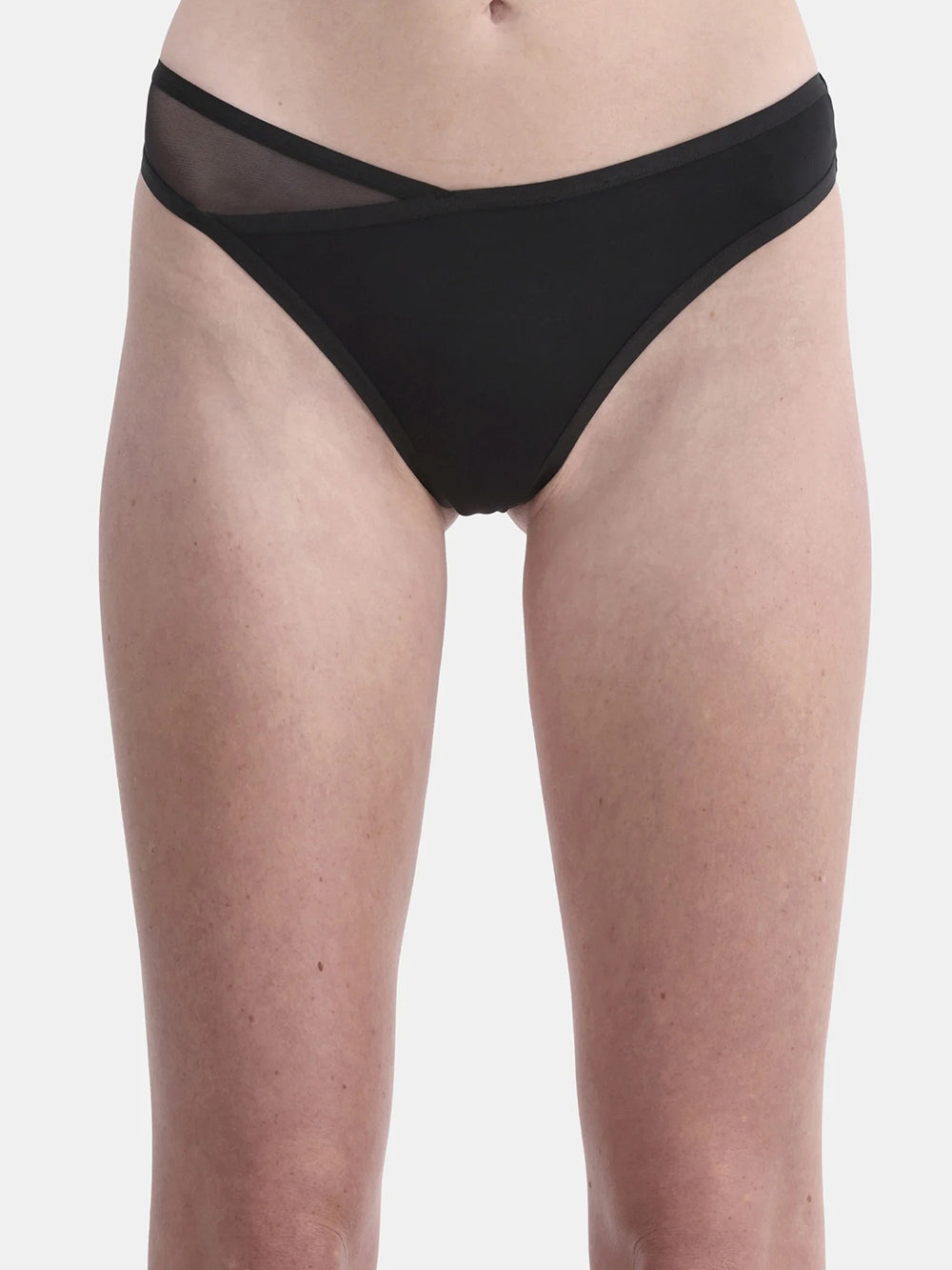 Pack of 4 Womens Micro Minimal Coverage Tag-Free Thong Panty