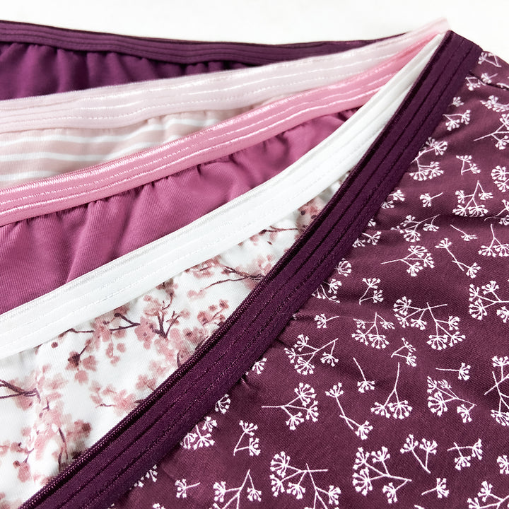 Pack of 3 Womens Cotton Blend Full Coverage Briefs