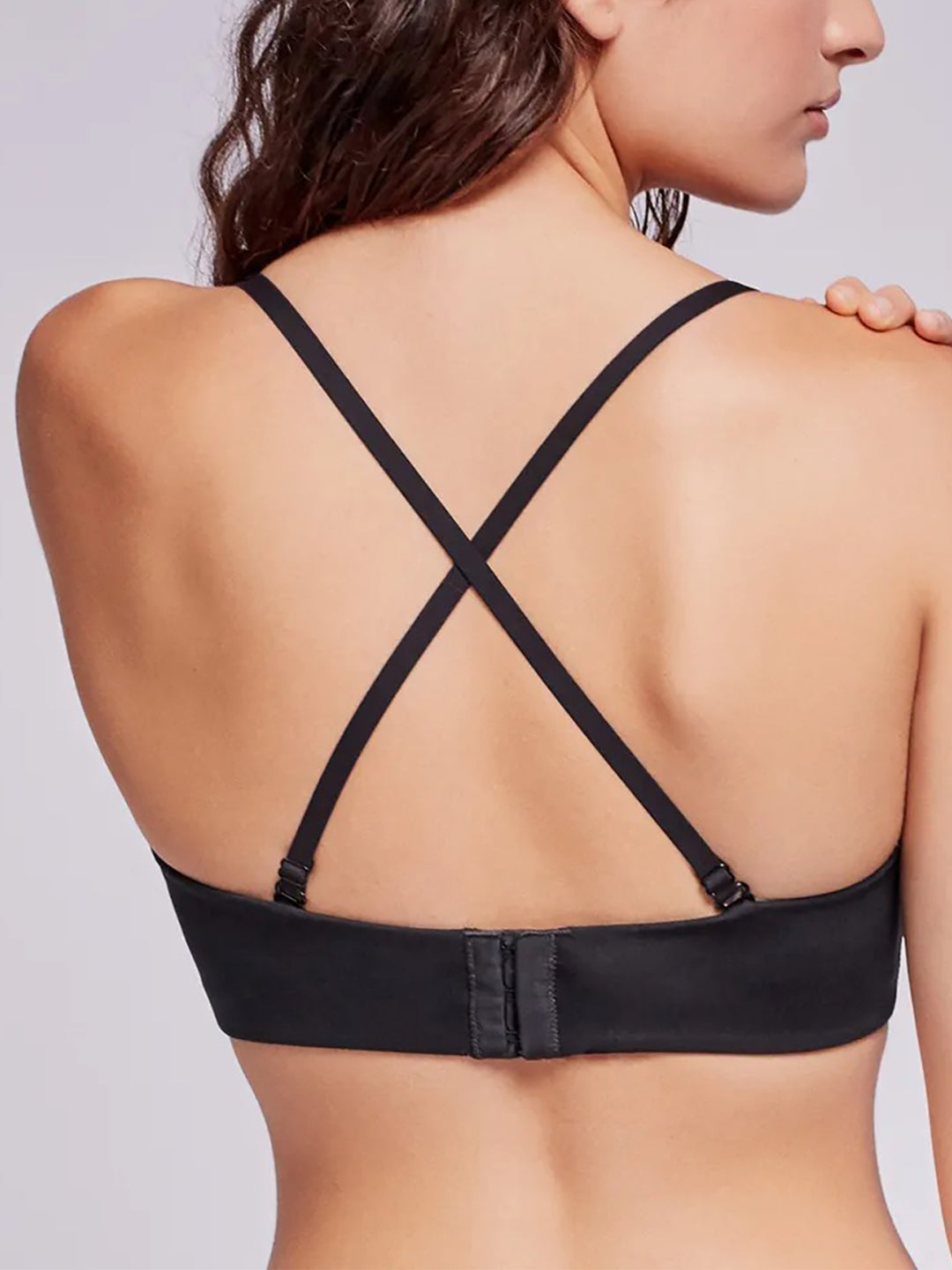 Womens Detachable Strap Underwired Push Up Bra