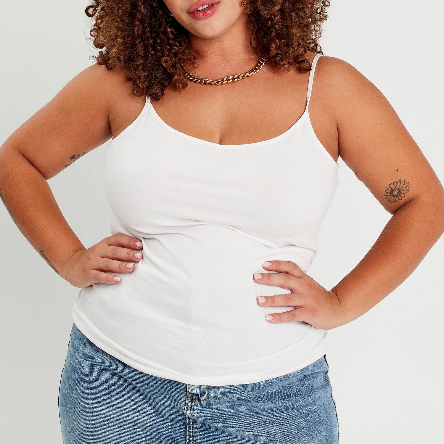 Ladies Basic Camisole Cotton Tank Top