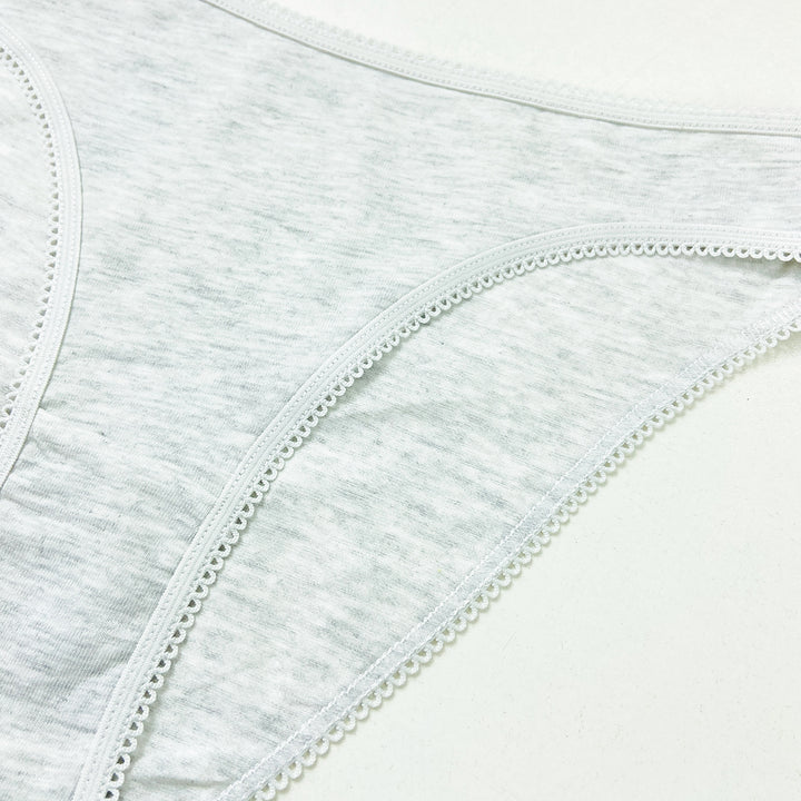 Pack of 5 Womens Premium Soft Cotton High-Leg Panties