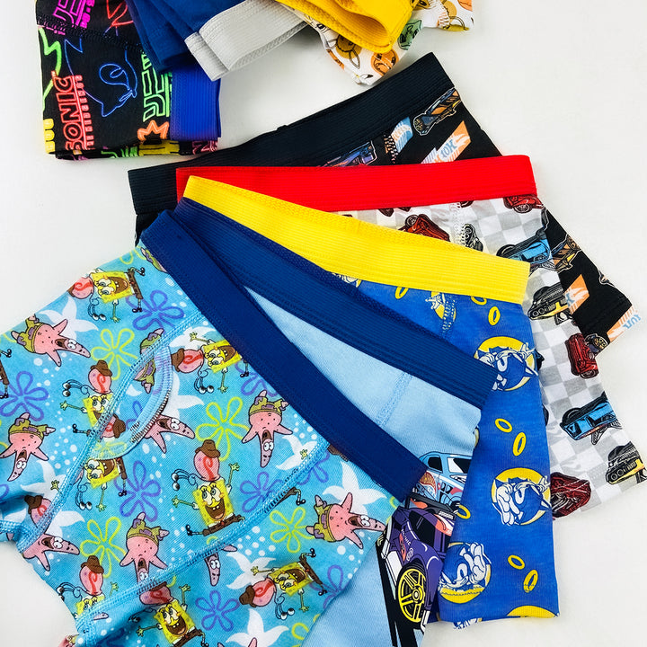 Pack of 5 Boys Cotton Fun Prints Boxer Underwear