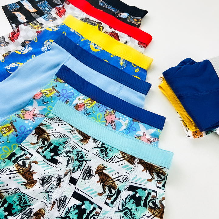 Pack of 5 Boys Cotton Fun Prints Boxer Underwear