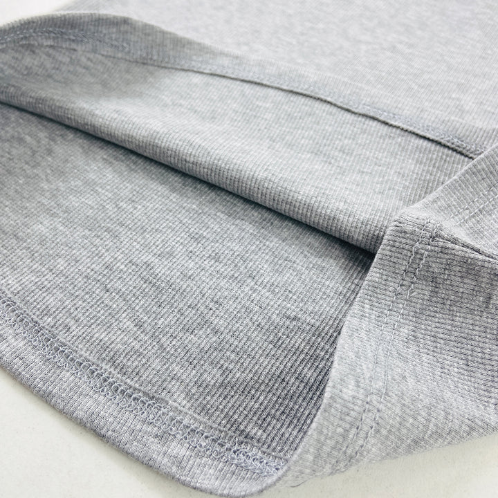 Womens Adjustable Straps Ribbed Built in Padded Bra Cotton Tank Top