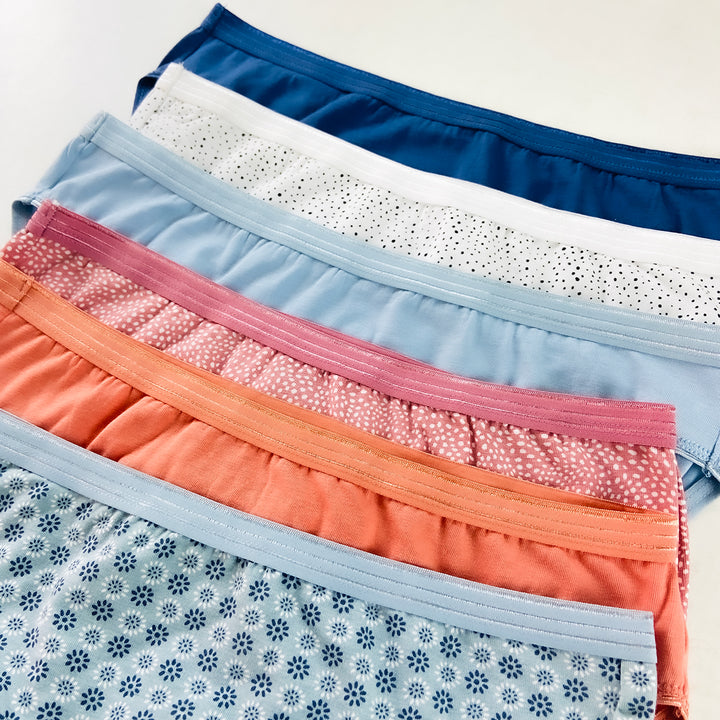 Pack of 3 Womens Cotton Half back Bikini Comfort Panty