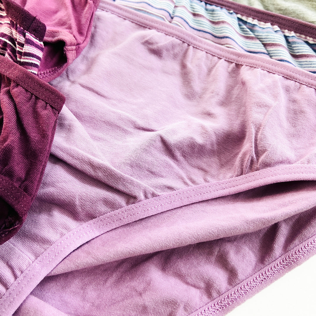 Pack of 4 Womens Classic Soft Cotton Mini Briefs Panty