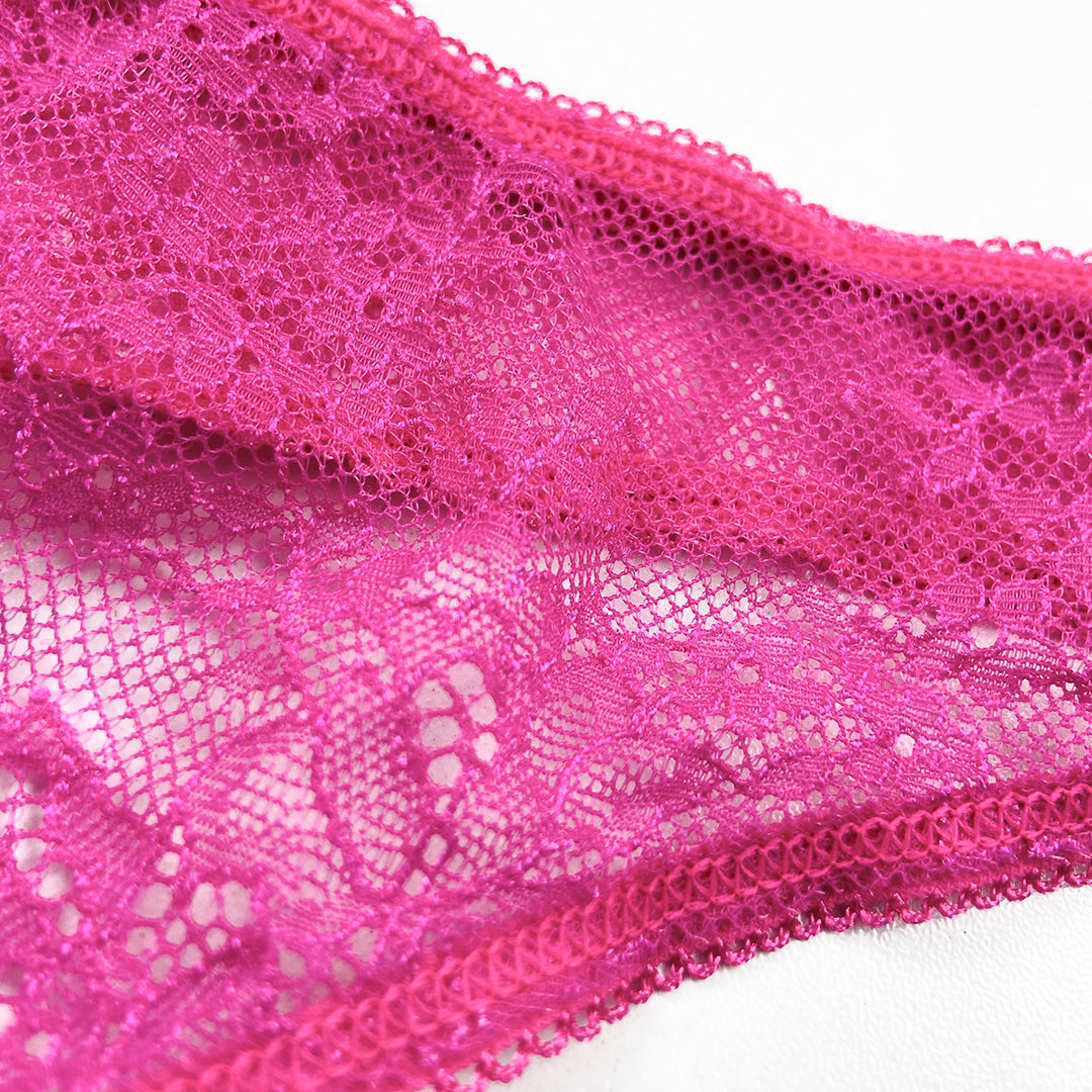 Ladies Mid Rise Lace Front Thong