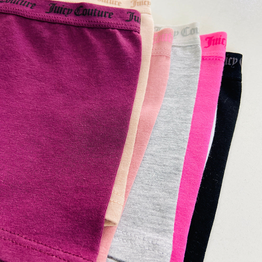 Womens 4 Pack Cotton Boyshort Brief Panty
