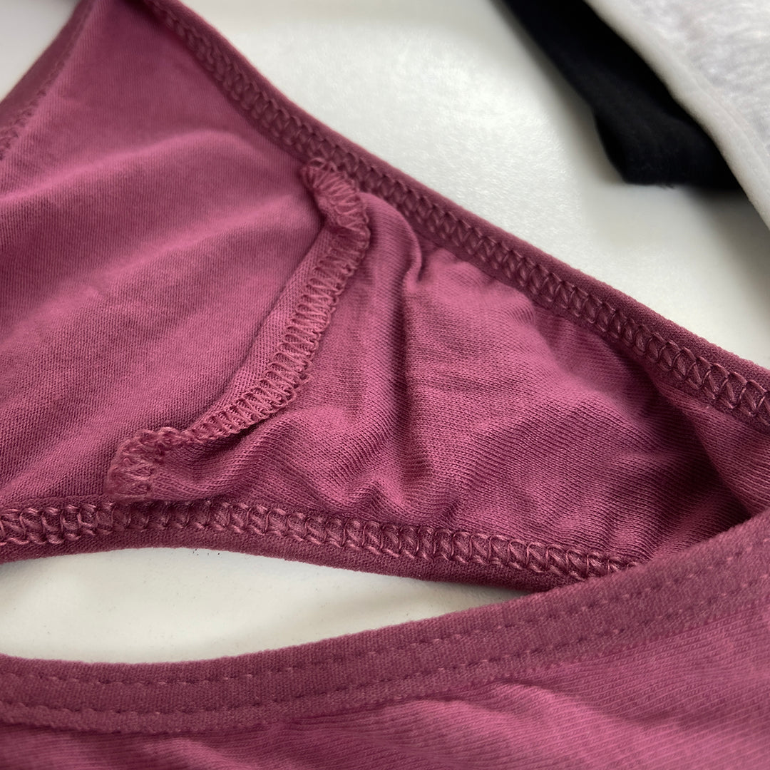 Pack of 3 Women's Cotton Thong Panties
