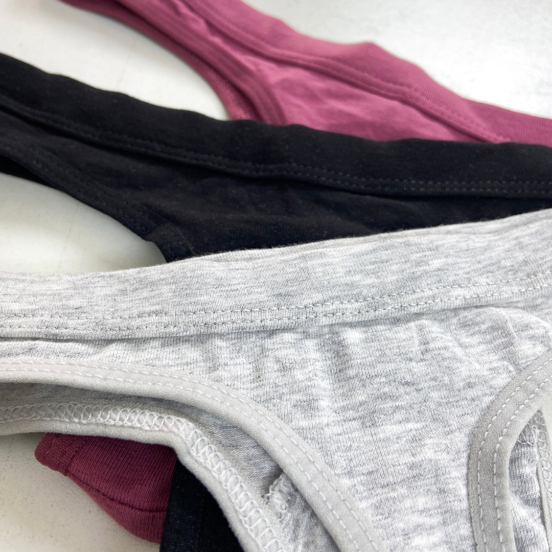 Pack of 3 Women's Cotton Thong Panties