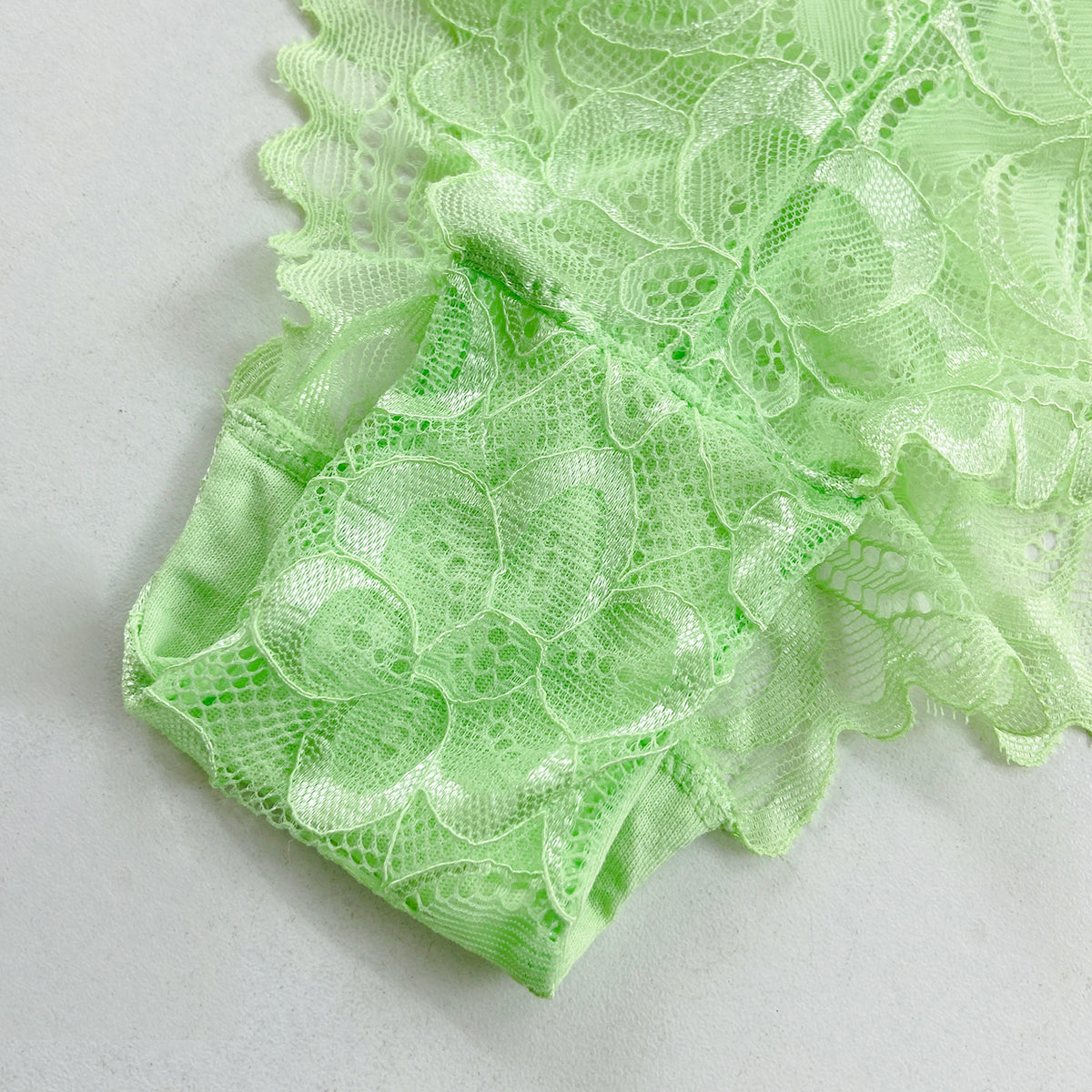 Ladies Mid Rise Brazilian Cut Mesh Brief Panty