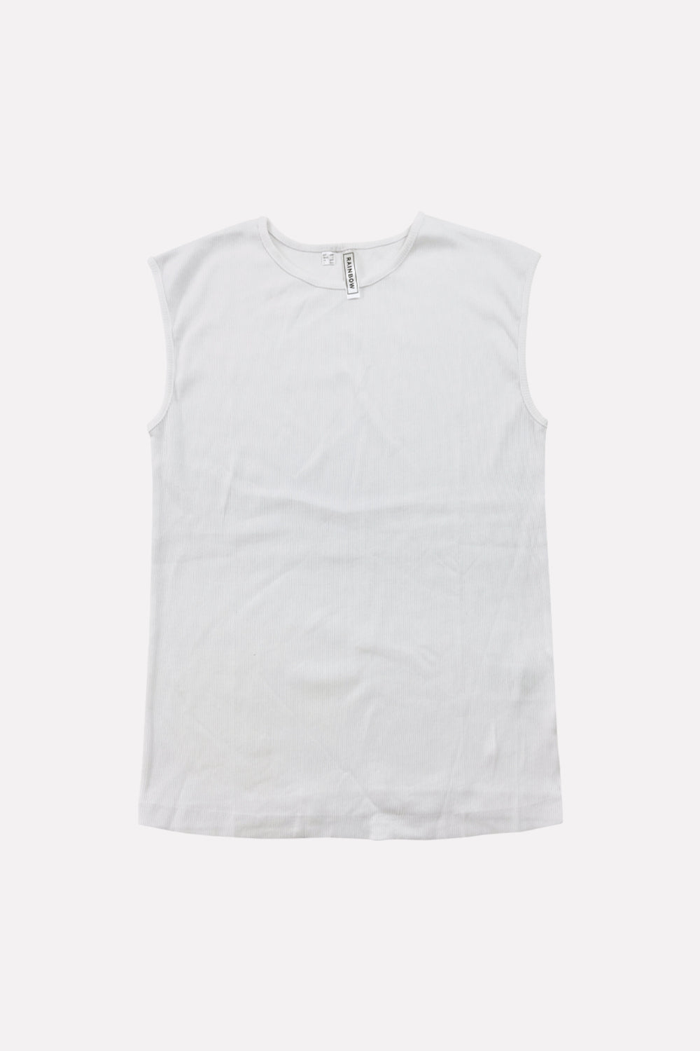 Womens Round Neck Ribbed Tank Top Comfortable Fit