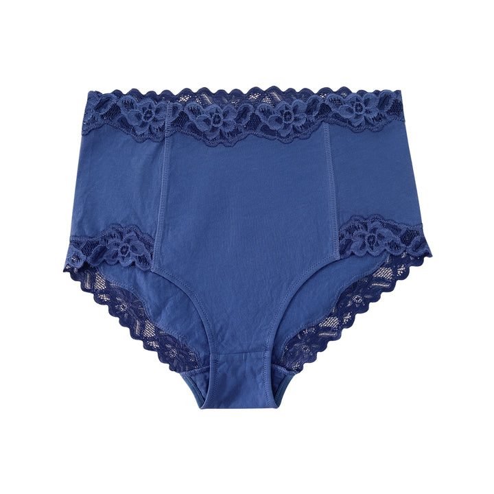 Ladies High Waisted Cotton Brief Panty