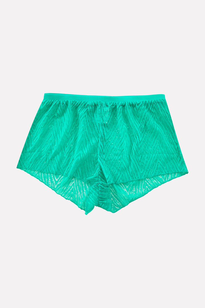 Ladies Premium Lace Mesh Boxer Shorts