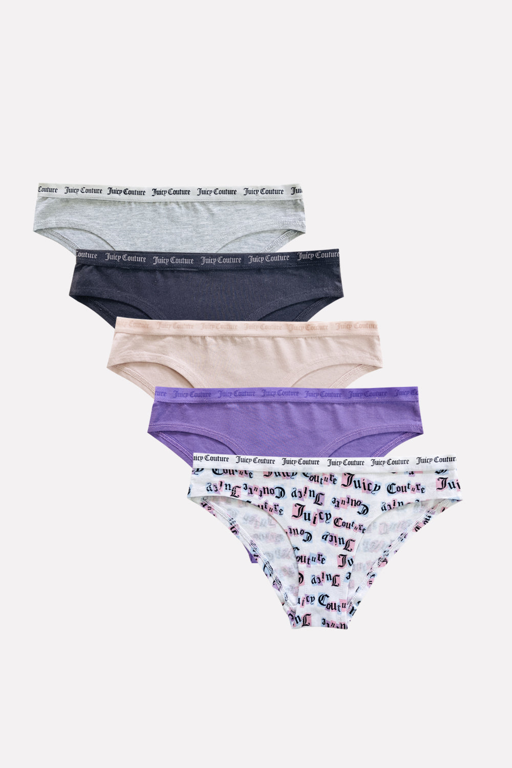 Womens 5 Pack Cotton Brief Underwear Set