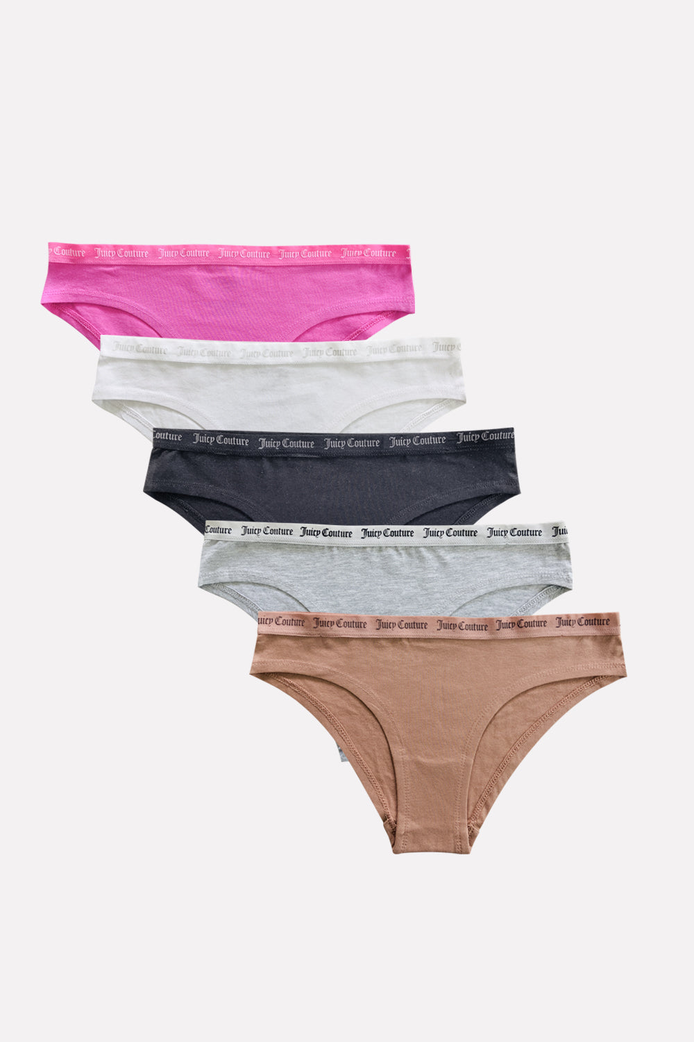 Womens 5 Pack Cotton Brief Underwear Set