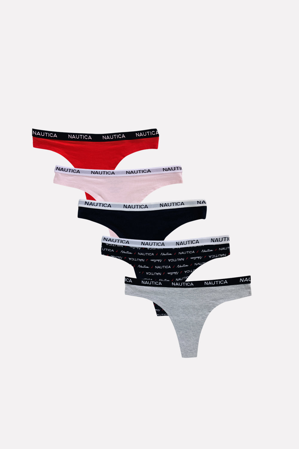 Pack of 5 Sports Waistband Thongs