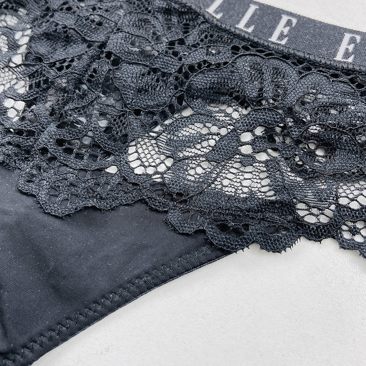 Women's Elegant Soft Stretch Floral Lace Comfortable Sexy Lace Thong Panty