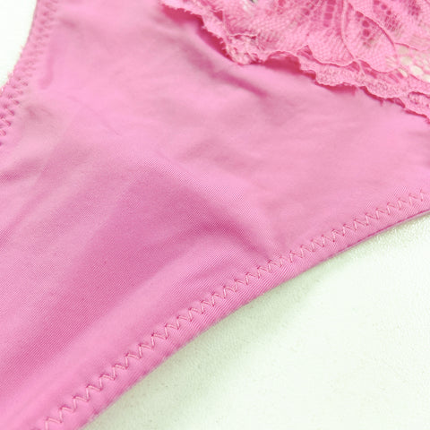 Women's Elegant Soft Stretch Floral Lace Comfortable Sexy Lace Thong Panty
