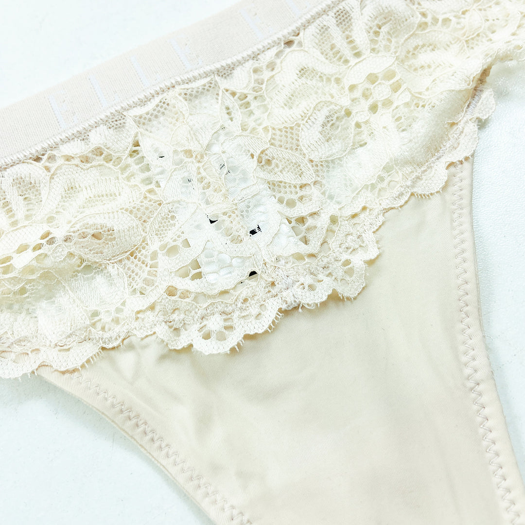 Women's Elegant Soft Stretch Floral Lace Comfortable Sexy Lace Thong Panty