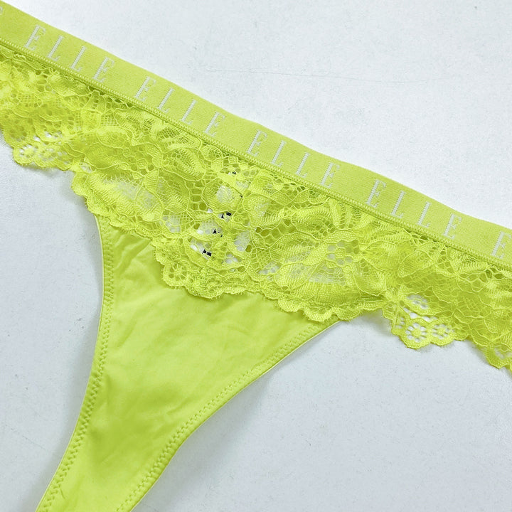 Women's Elegant Soft Stretch Floral Lace Comfortable Sexy Lace Thong Panty