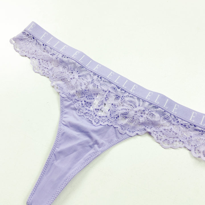 Women's Elegant Soft Stretch Floral Lace Comfortable Sexy Lace Thong Panty