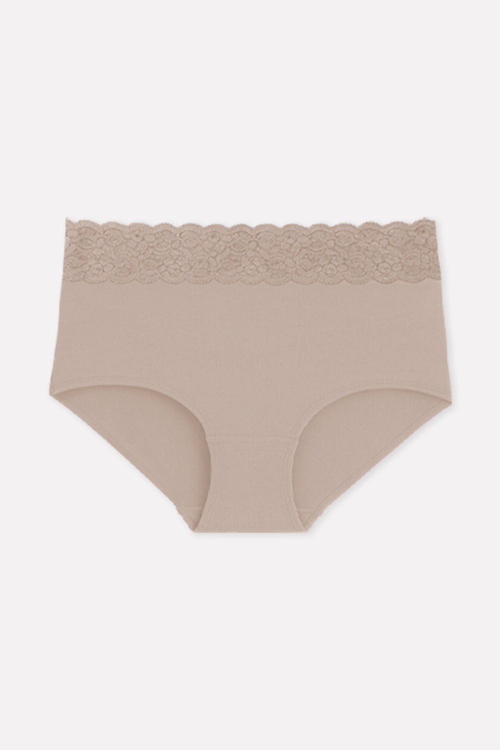 Womens Mid Waist Hipster Lace Brief Panty