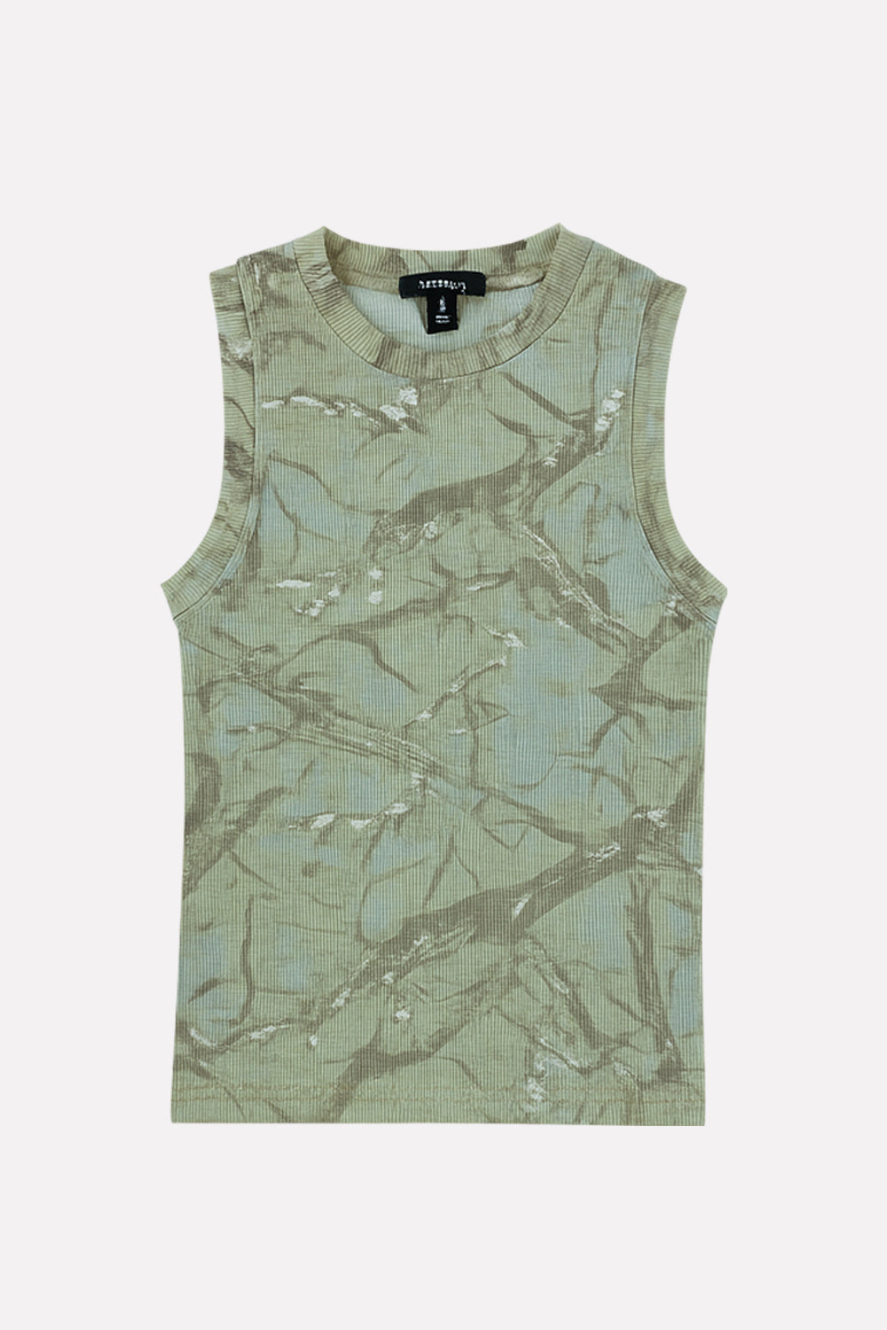 Women's Ribbed Cotton Sleeveless Tank Top