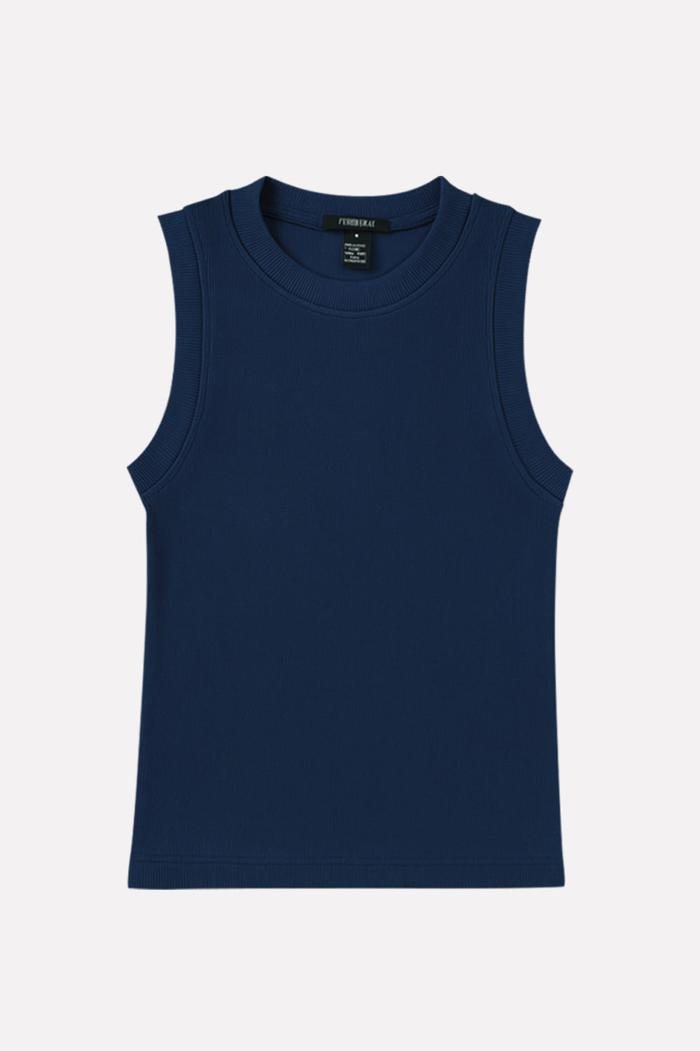 Women's Ribbed Cotton Sleeveless Tank Top