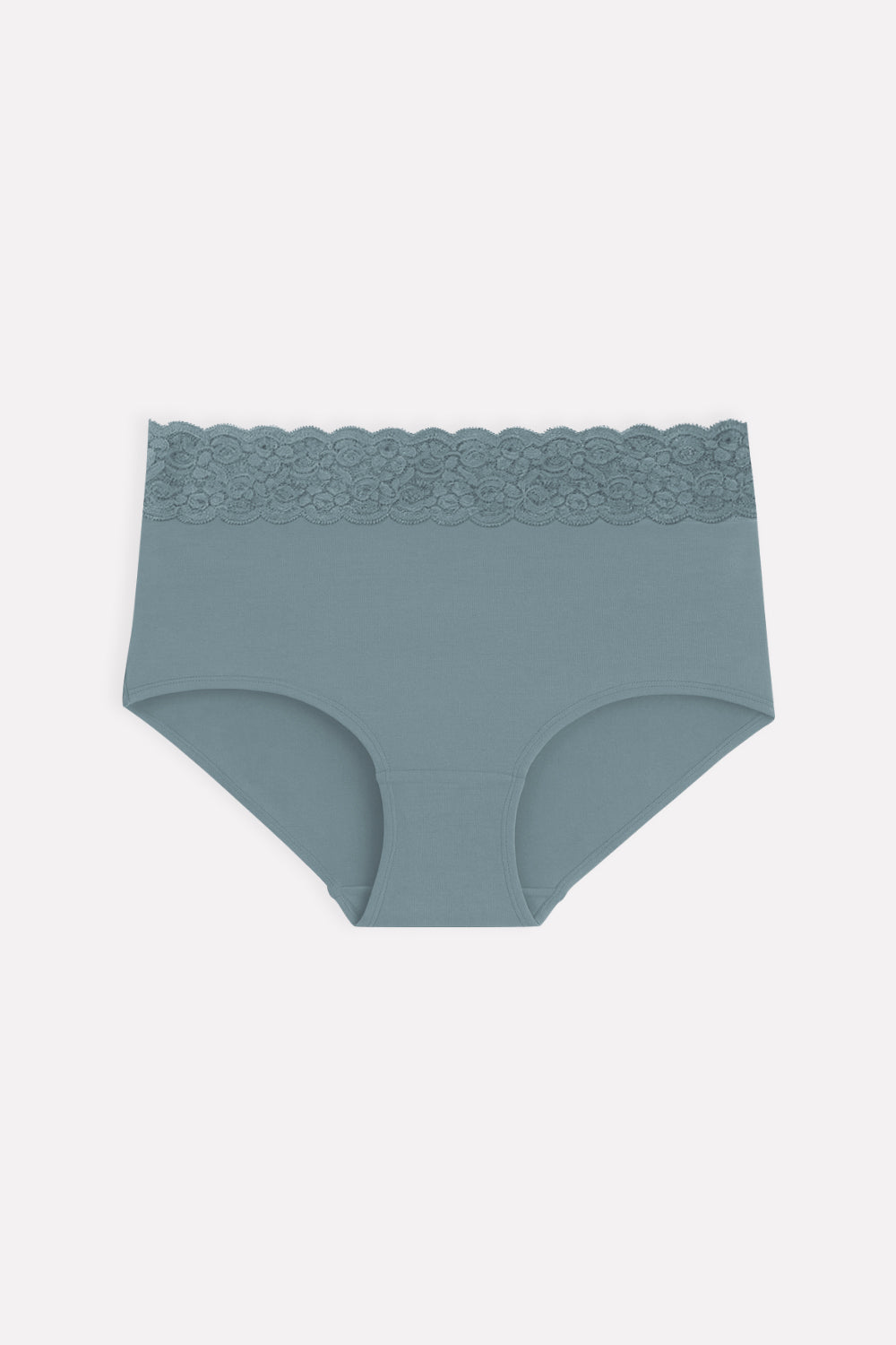 Womens Mid Waist Hipster Lace Brief Panty