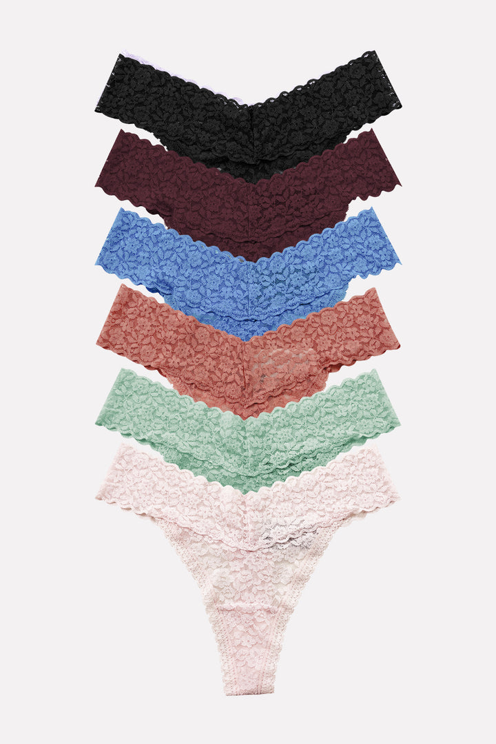 Ladies Premium Lace Thongs