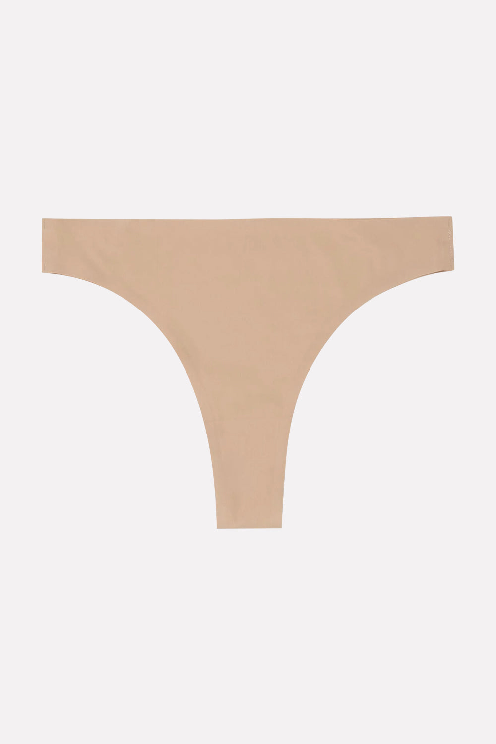 Womens Seamless Mid Rise Ultra Soft Invisible Brazilian Brief Panty