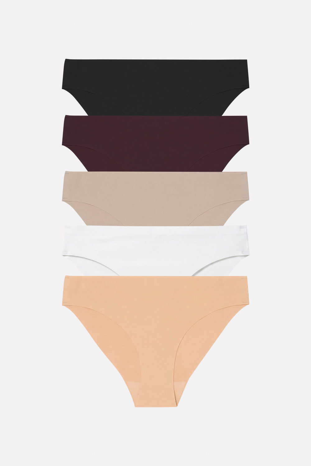 Womens Seamless Soft Cotton Stretch Brief Panty