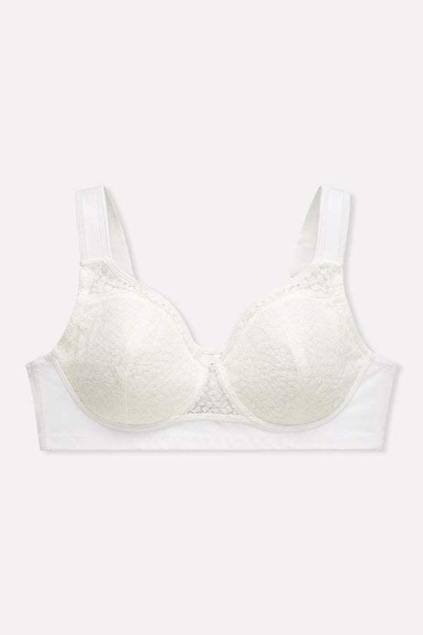 Womens Soft Full Coverage Comfort Lace Bra