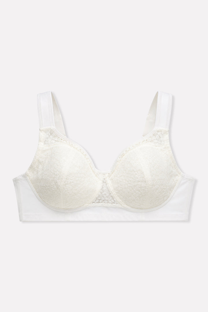 Womens Soft Full Coverage Comfort Lace Bra