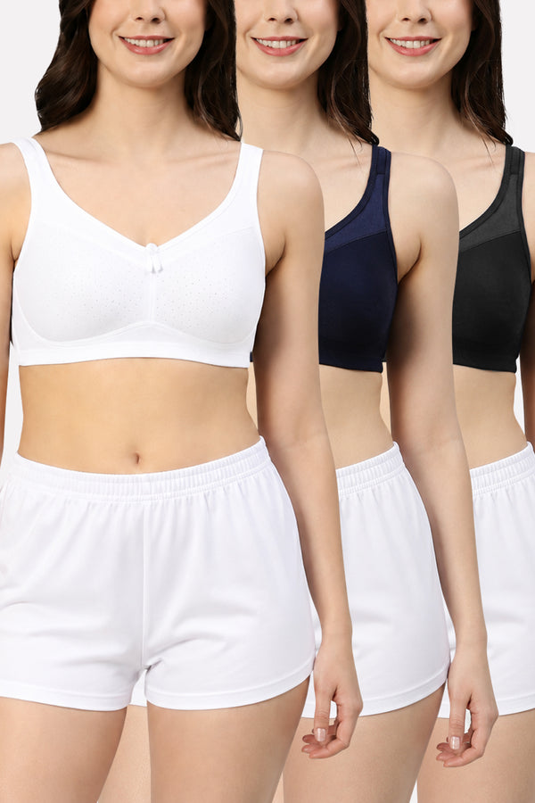 Womens Full Coverage Non Padded Soft Bra