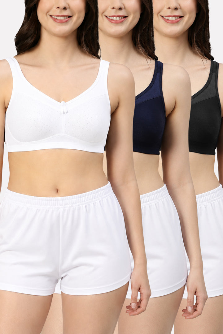 Womens Full Coverage Non Padded Soft Bra