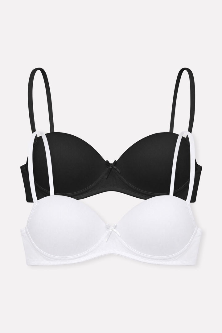 Womens Cotton Lightly Padded Non-wired Everyday Bra