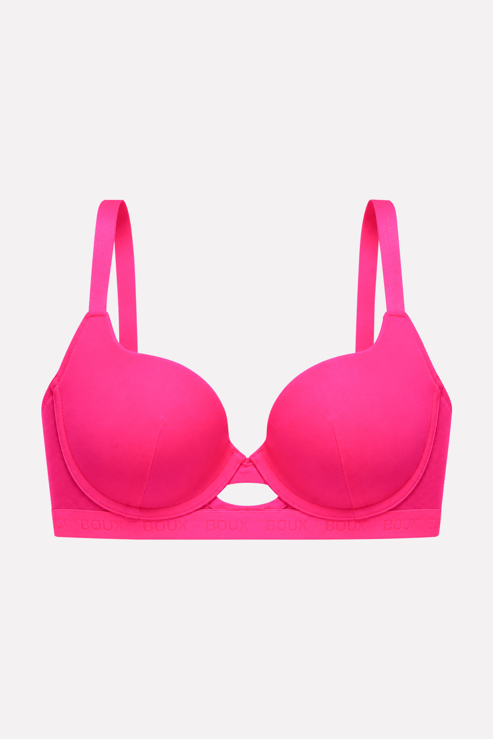 Womens Kyra Microfibre Padded Plunge Underwire Bra