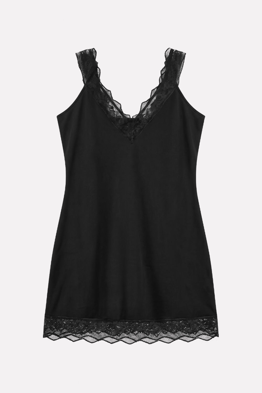 Women’s Stretch Lace Trim V-Neck Camisole Top
