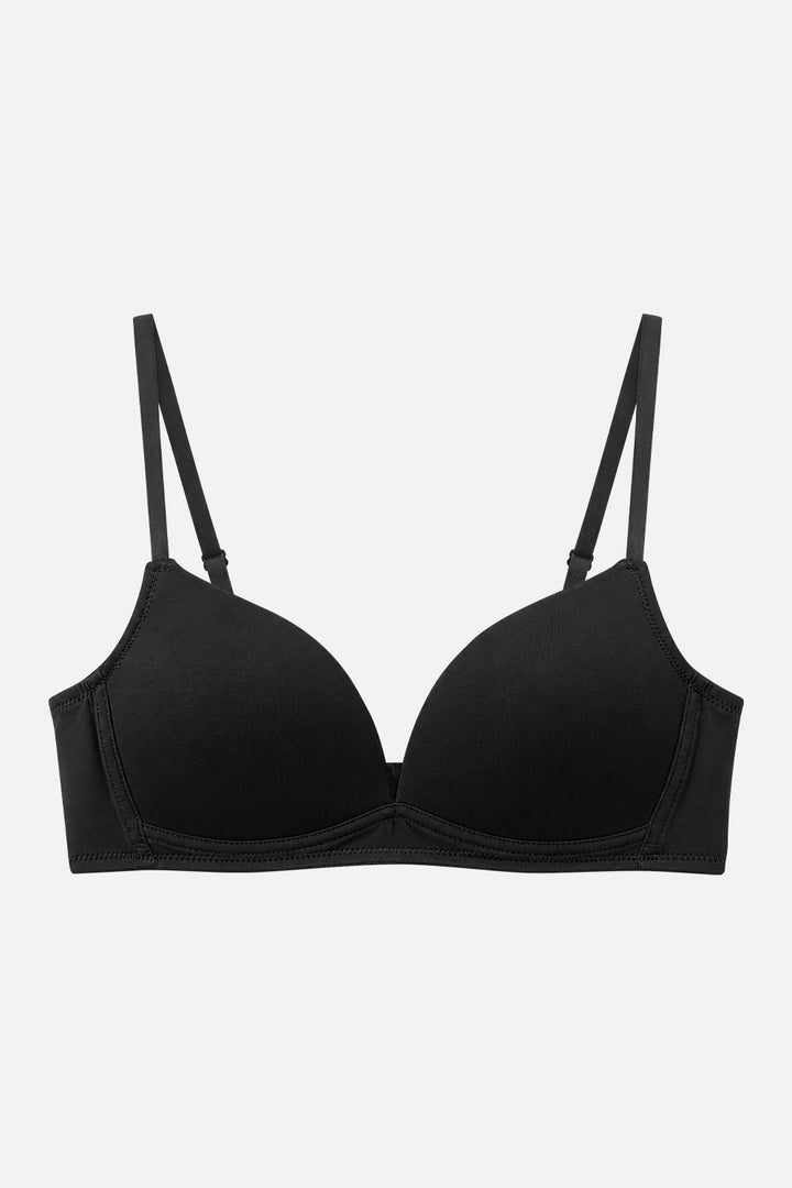 Womens Adjustable Straps Padded T-Shirt Bra