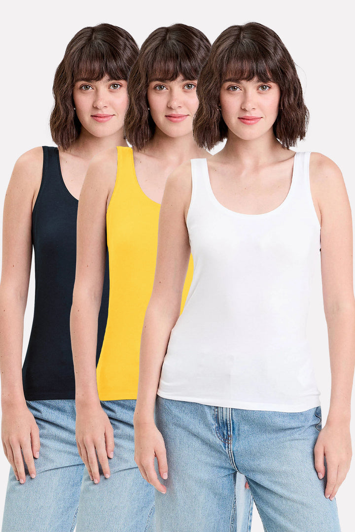 Women’s  Cotton Wide Strap Tank Top
