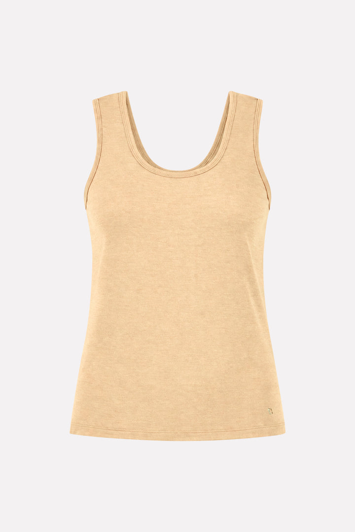 Womens Soft Stretch Fleece Sleeveless Camisole Tank Top