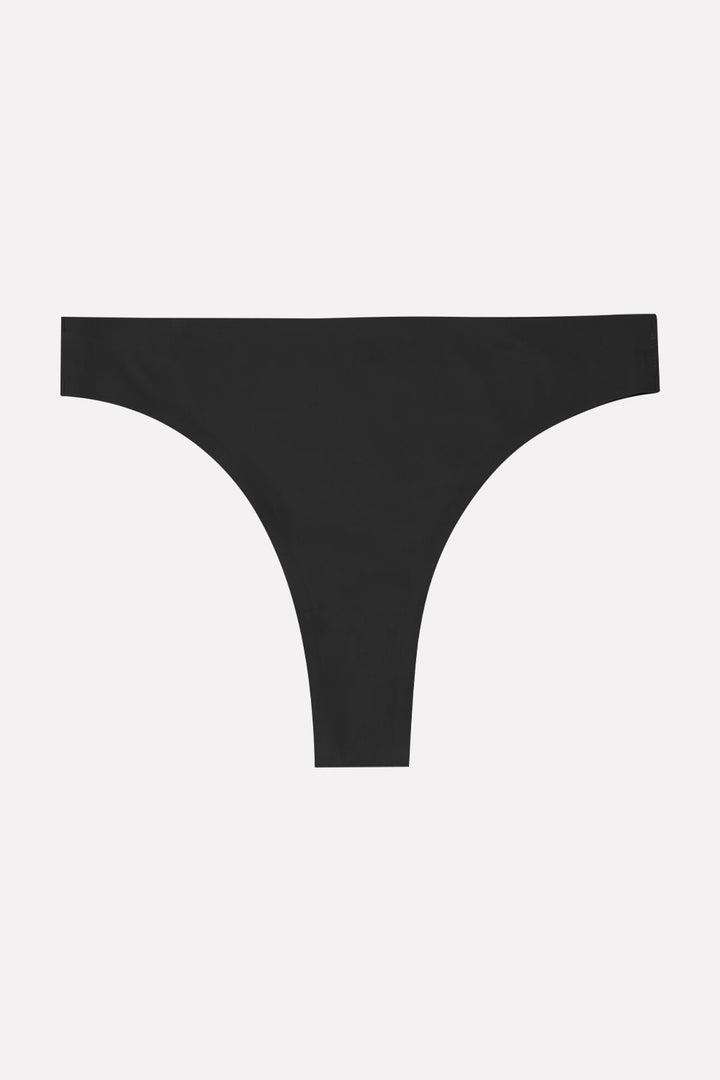 Womens Seamless Mid Rise Ultra Soft Invisible Brazilian Brief Panty