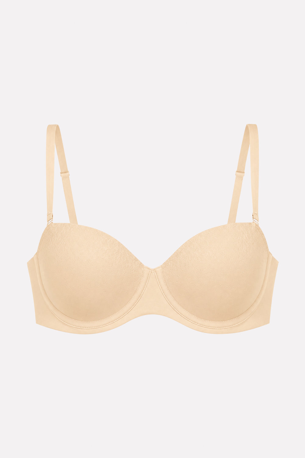 Womens Detachable Strap Underwired Push Up Bra