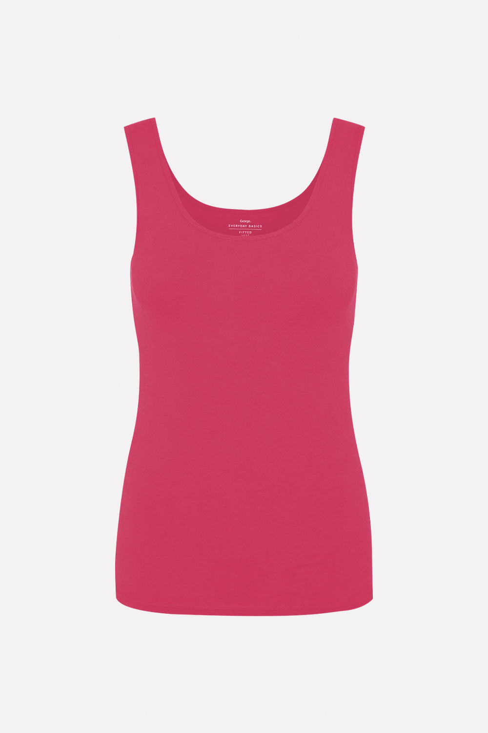 Womens Soft Cotton Sleeveless Scoop Neck Basic Stretch Tank Top